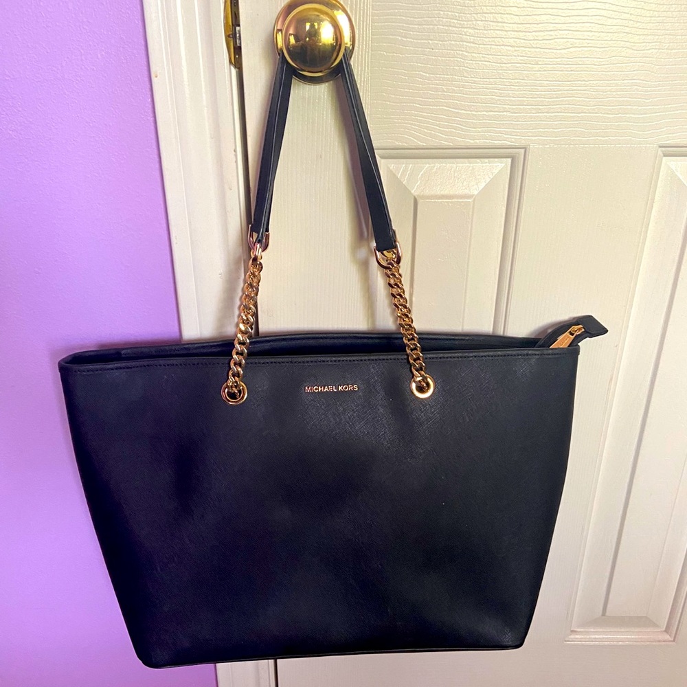 Michael Kors Jet Set Saffiano Leather Travel Tote